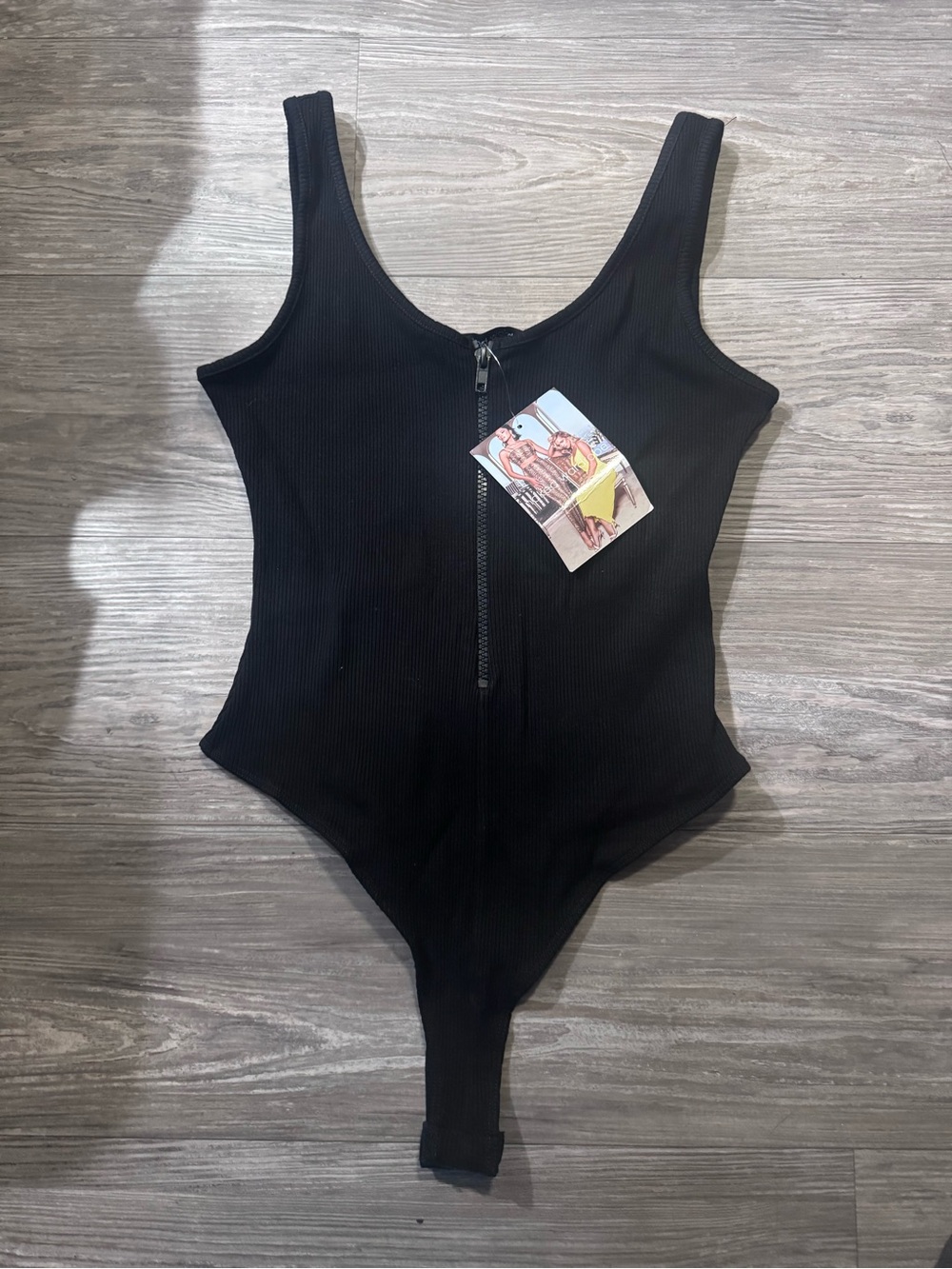 NWT Naked Wardrobe • Bodysuit • Black • XL • Sleeveless